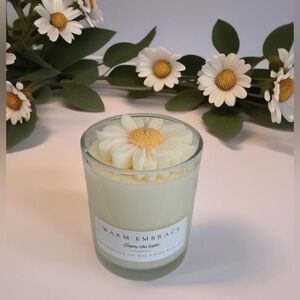Daisy Flower Candle, Scented Soy Candle, Flower Candle, Mother's Day Gift, 6 oz